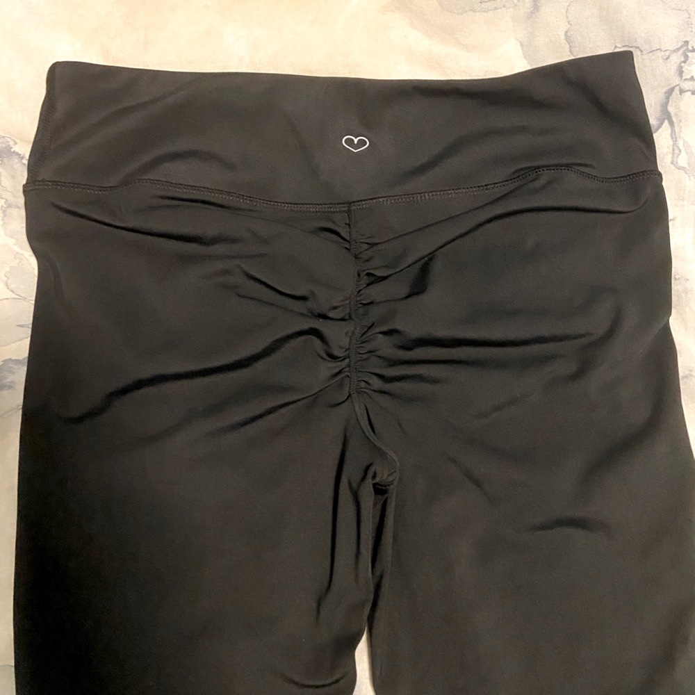 NEVER WORN✨90 Degree by Reflex Butt Scrunch Buttery Soft Black Leggings Size L
